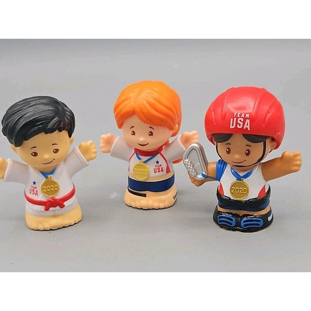 Fisher Price Little People Team USA 2020  Surfer Climber Karate